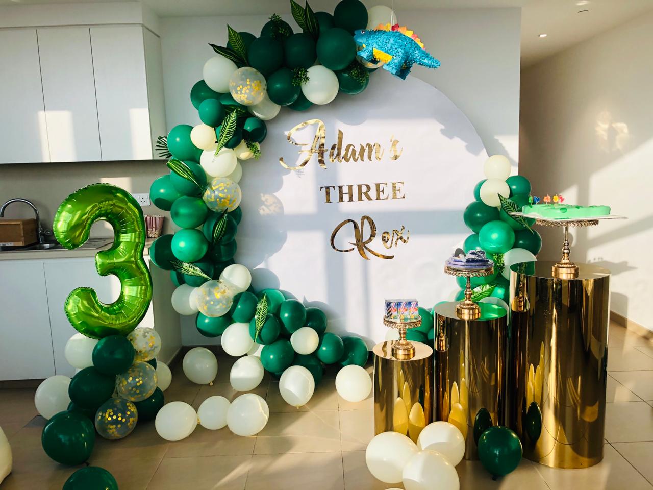 Jungle Theme Round Backdrop