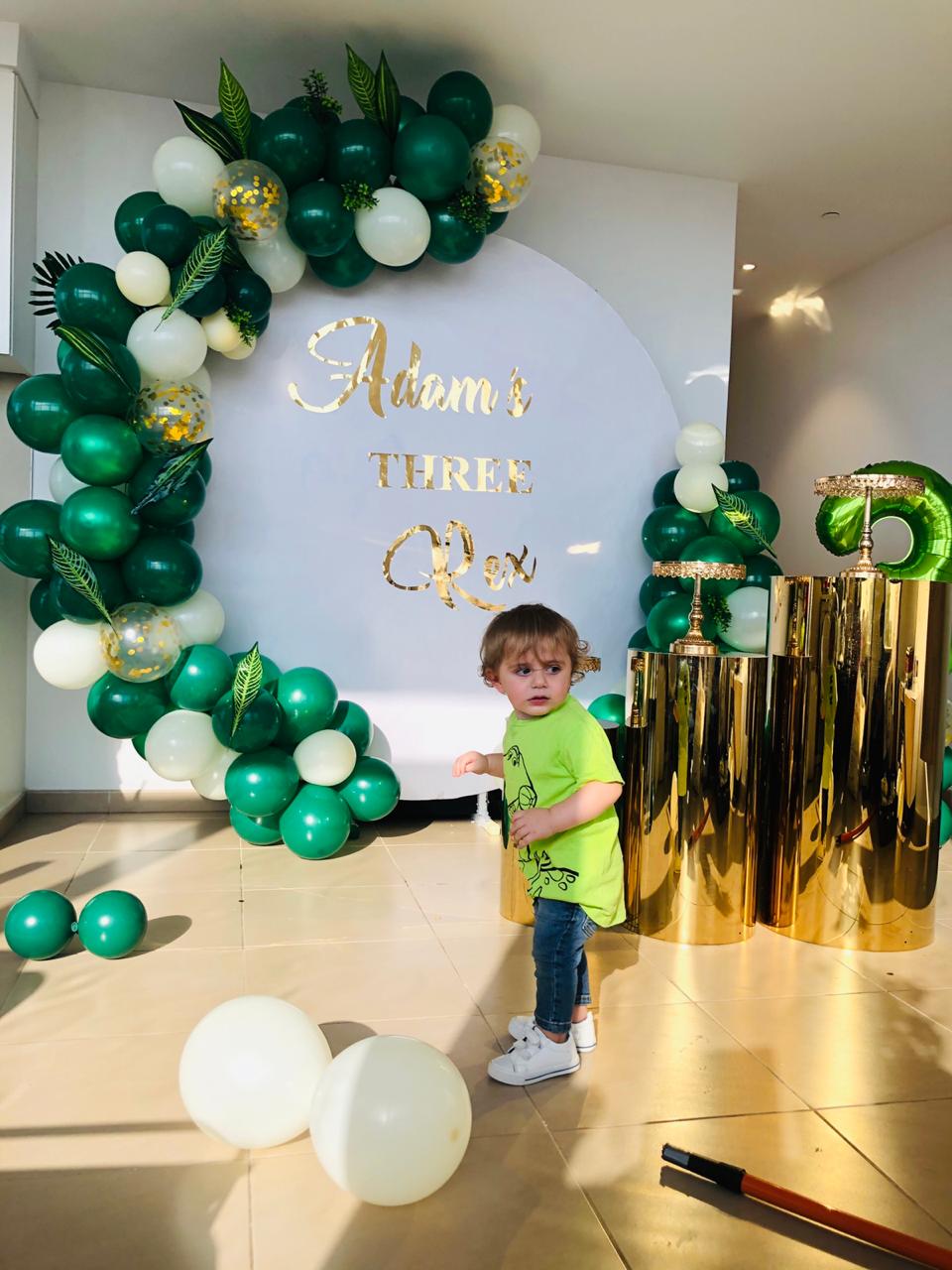 Jungle Theme Round Backdrop