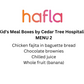 Kid's Meal Boxes by Cedar Tree Hospitality