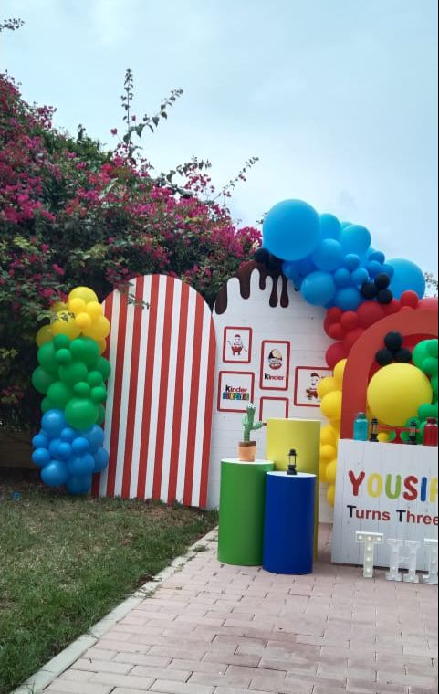 Kinder Theme Birthday Decor