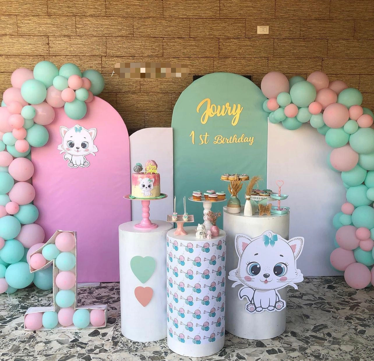 Kitten Theme Birthday Decor
