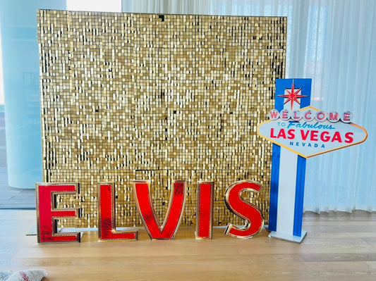 Las Vegas Shimmering Wall Decor