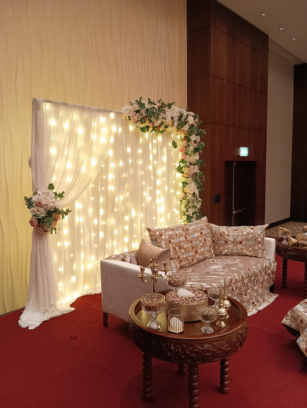 Led Curtain Wall Theme Decor