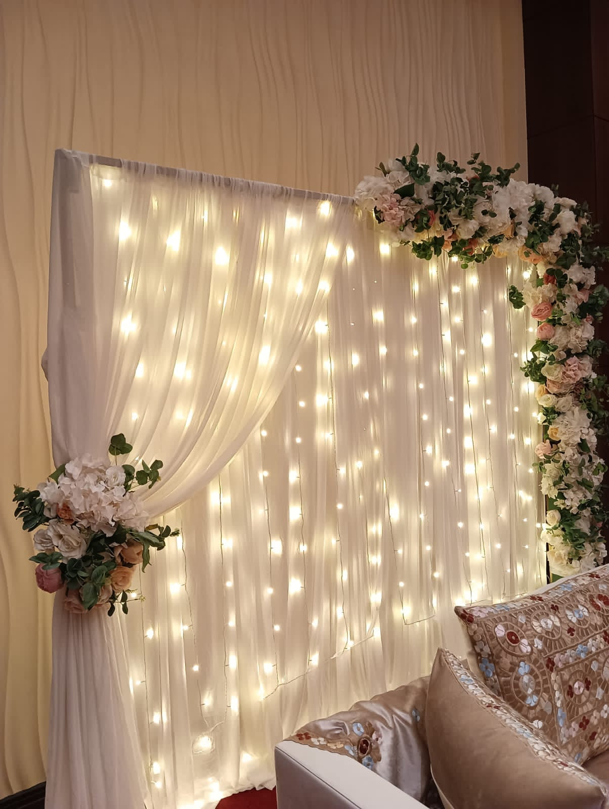 Led Curtain Wall Theme Decor