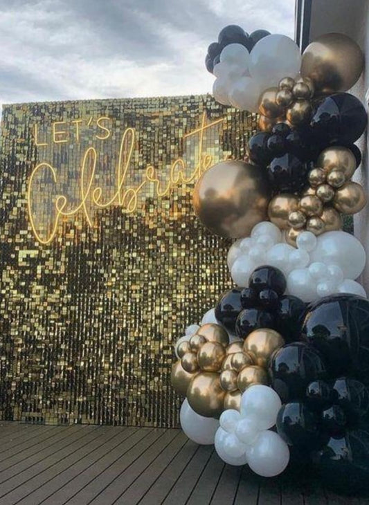 Let's Celebrate Shimmering Wall Decor