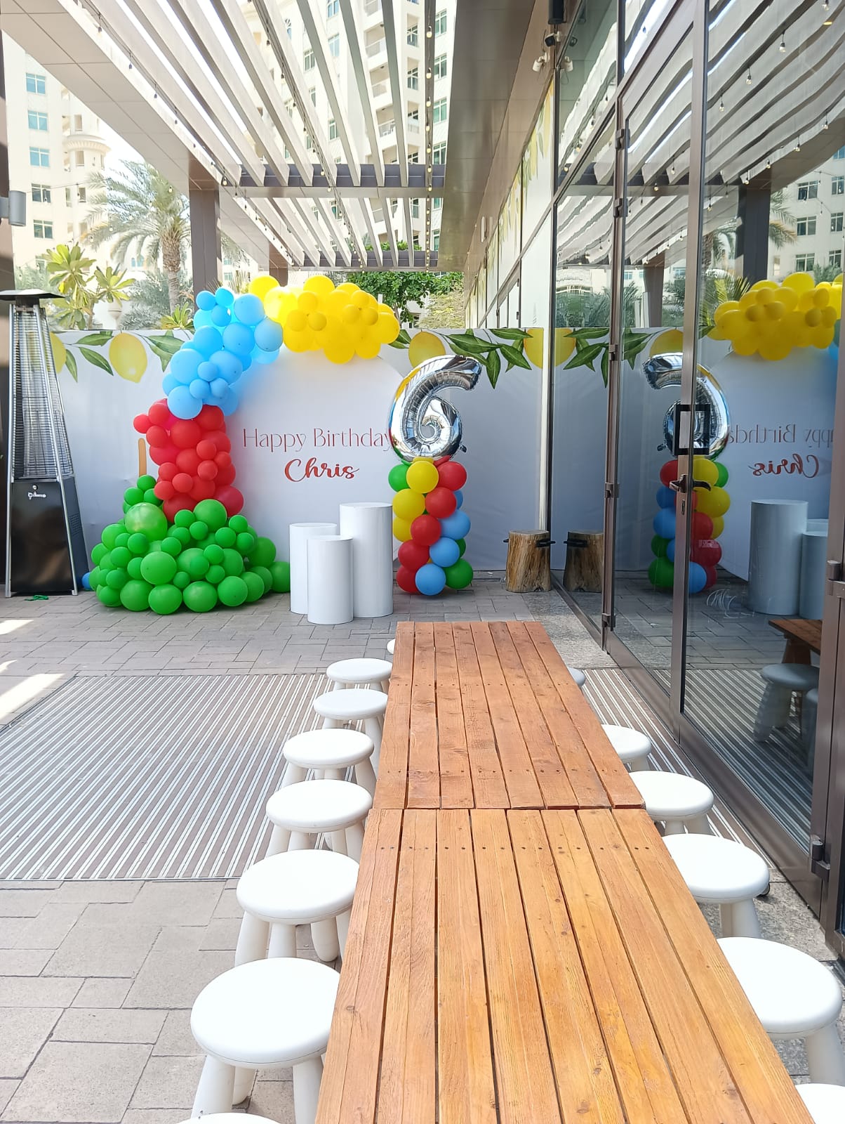Lime Theme Birthday Decor
