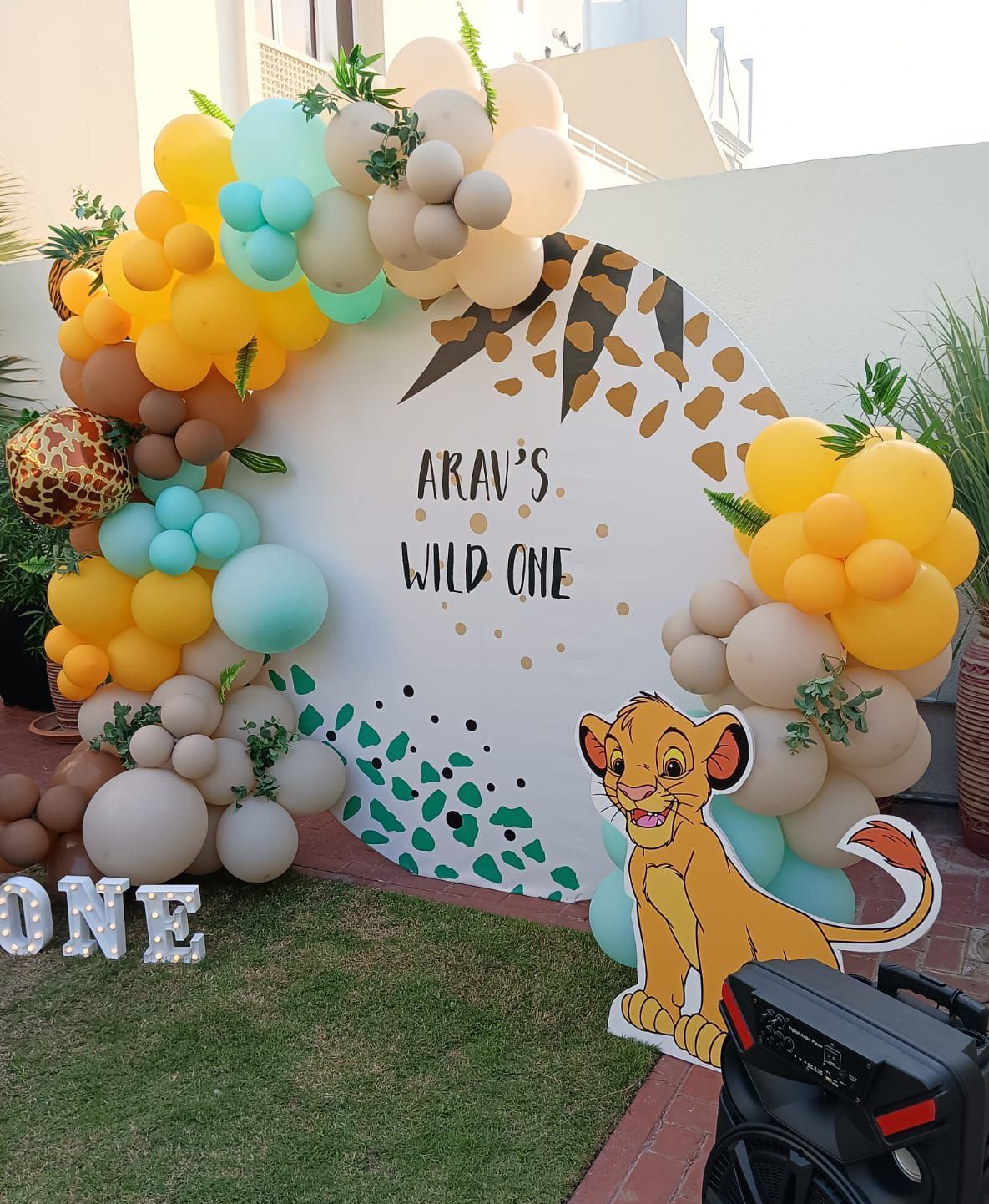 Lion King Safari Decor
