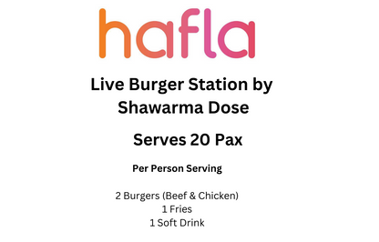 Live Burger Station by Shawarma Dose