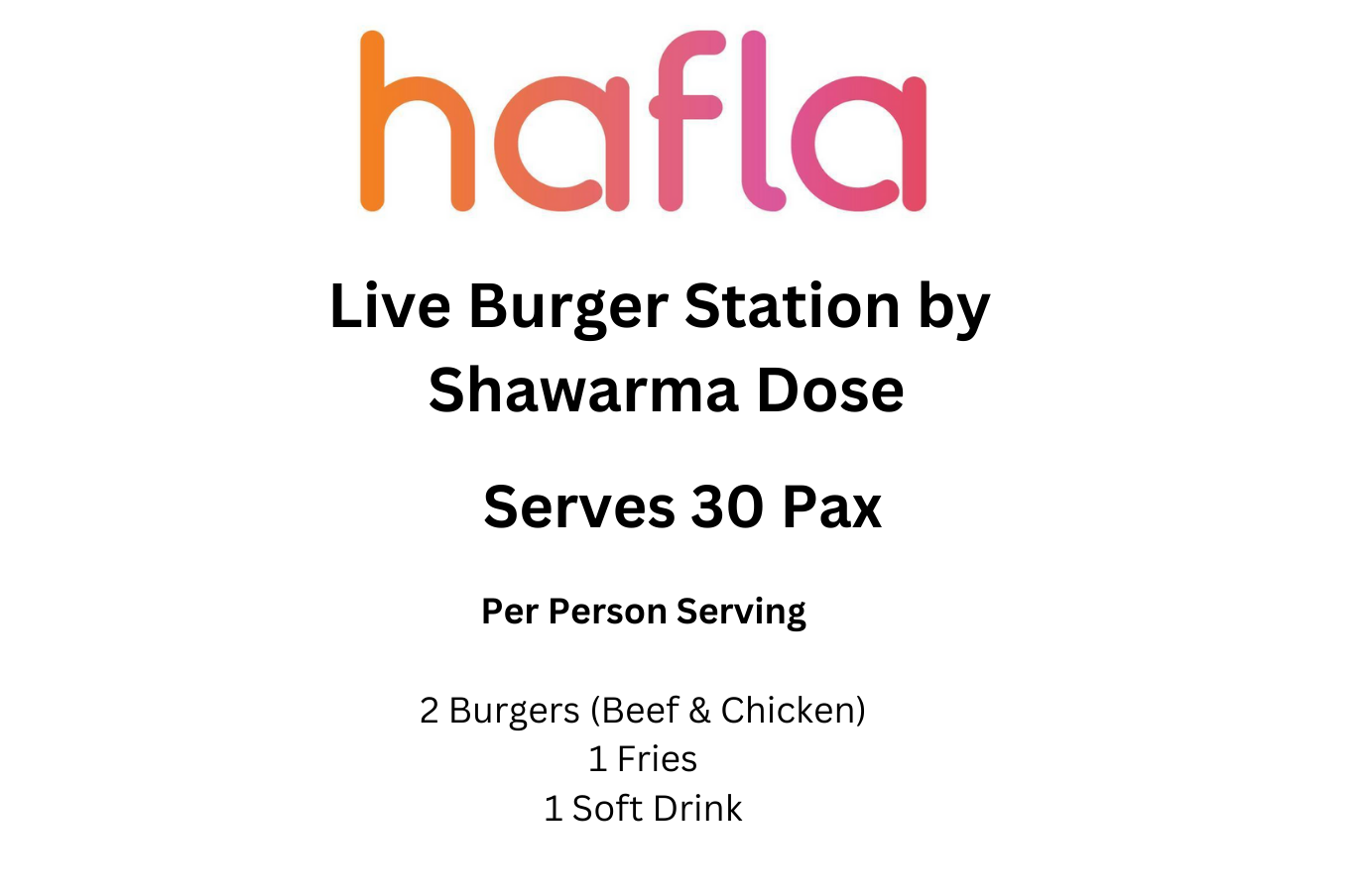Live Burger Station by Shawarma Dose