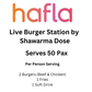Live Burger Station by Shawarma Dose