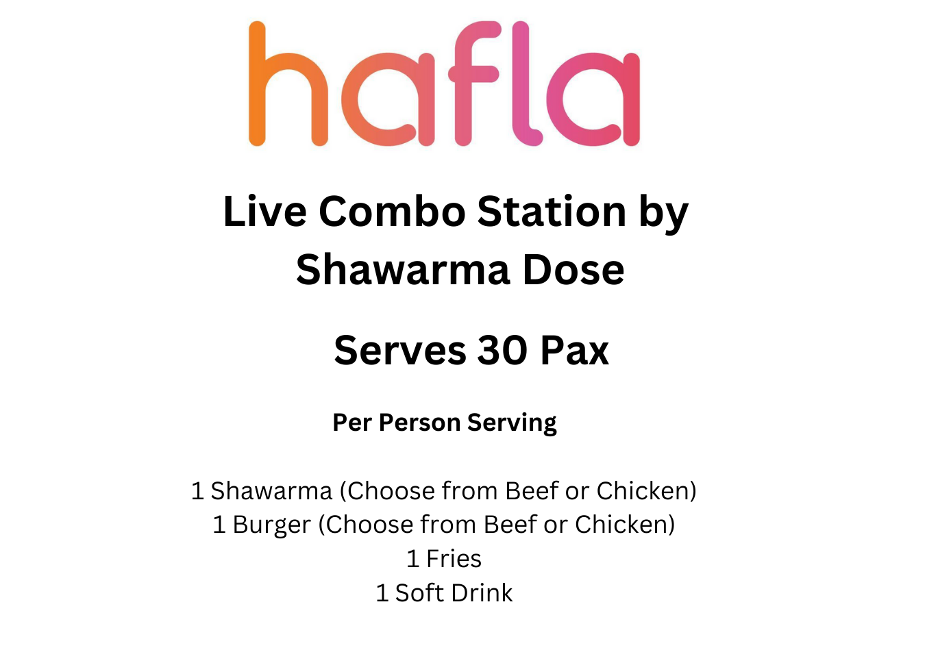 Live Combo Station by Shawarma Dose