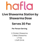 Live Shawarma Station by Shawarma Dose