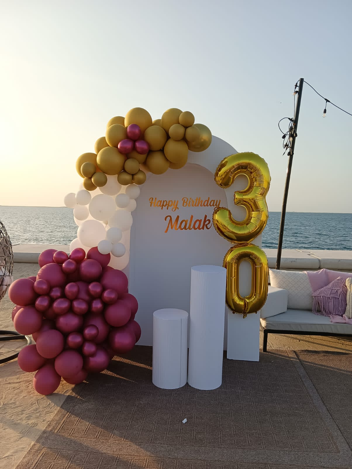 Malak 30th Birthday Decor