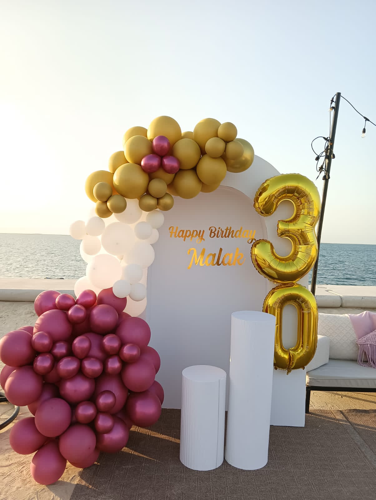 Malak 30th Birthday Decor