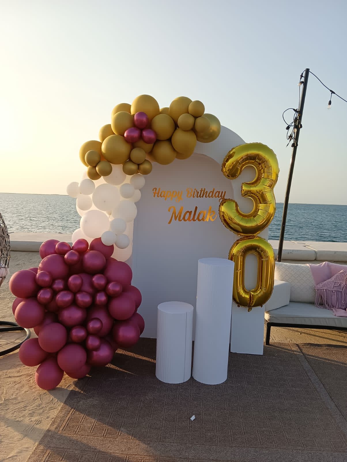 Malak 30th Birthday Decor