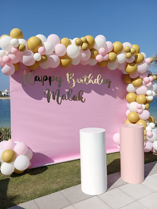 Malak Pool Birthday Decor