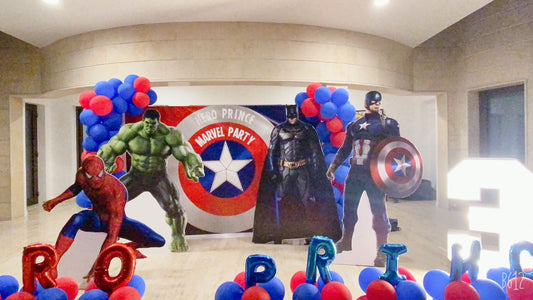 Marvel Theme Birthday Decor