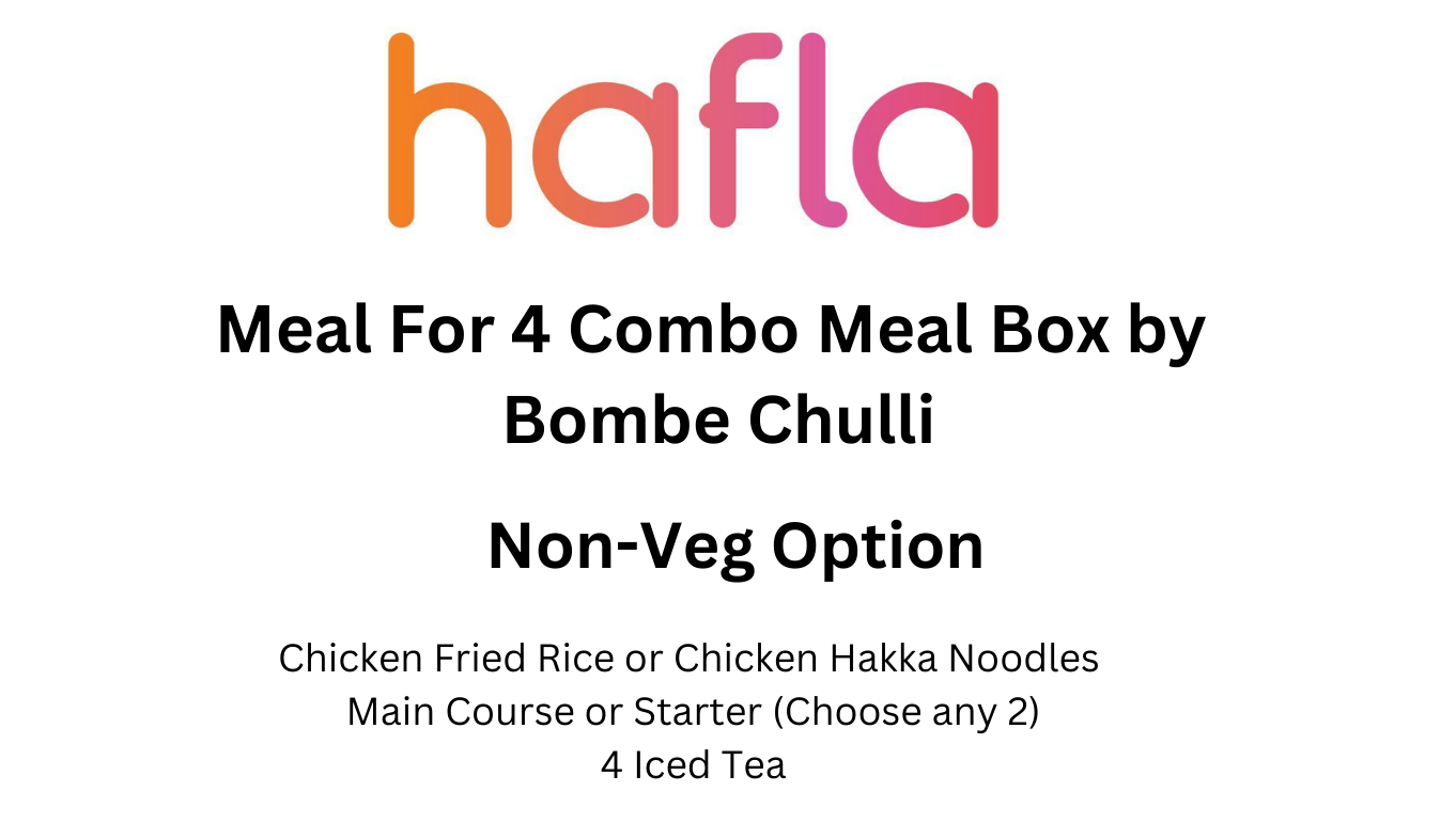 Meal For 4 Combo Meal Box by Bombe Chulli