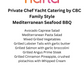 Private Chef Yacht Catering by CBC - Family Style