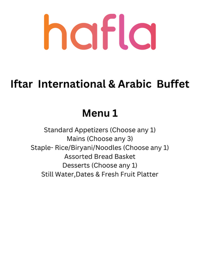 Iftar International and Arabic Buffet