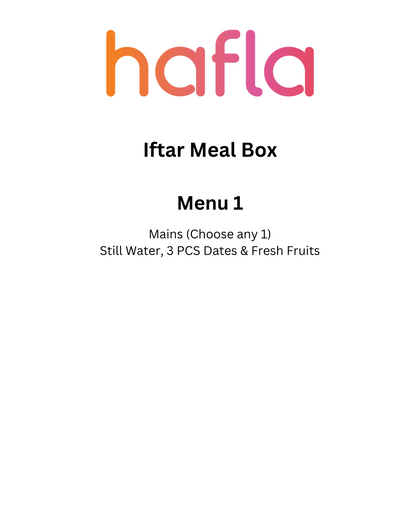 Iftar Meal Box