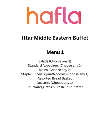 Iftar Middle Eastern Buffet