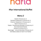 Iftar International Buffet