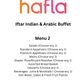 Iftar Indian and Arabic Buffet