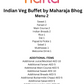 Indian Veg Buffet by Maharaja Bhog
