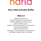 Iftar Indian and Arabic Buffet