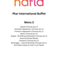 Iftar International Buffet