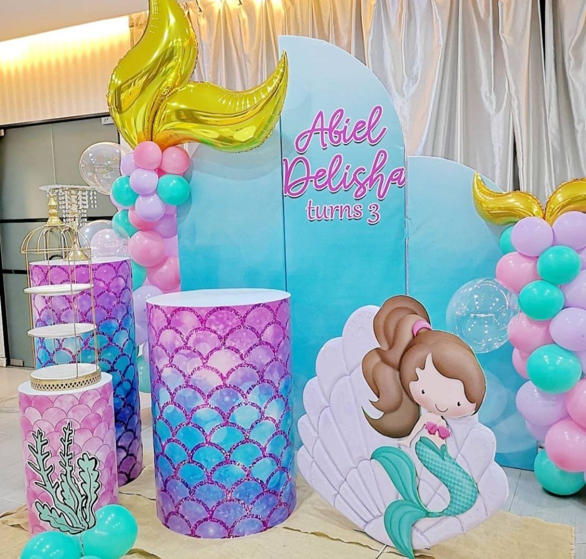 Mermaid Theme Birthday Decor