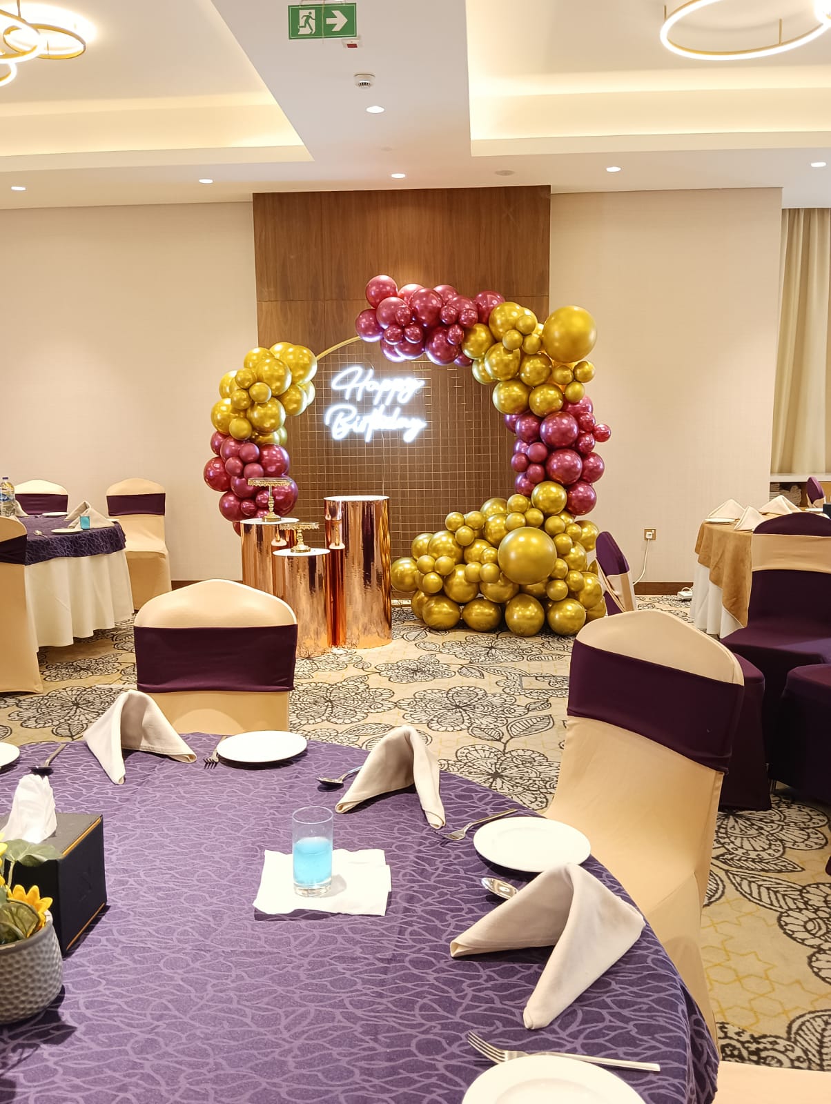 Mesh Birthday Theme Decor