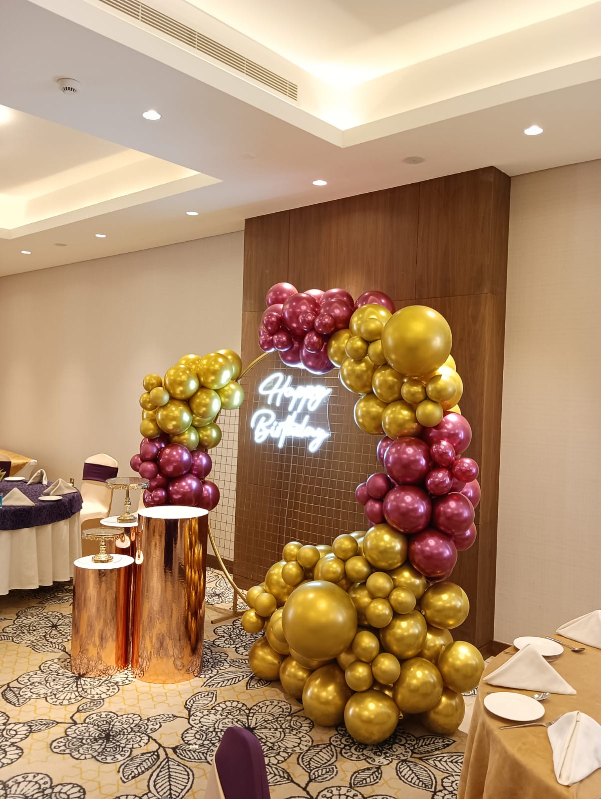 Mesh Birthday Theme Decor