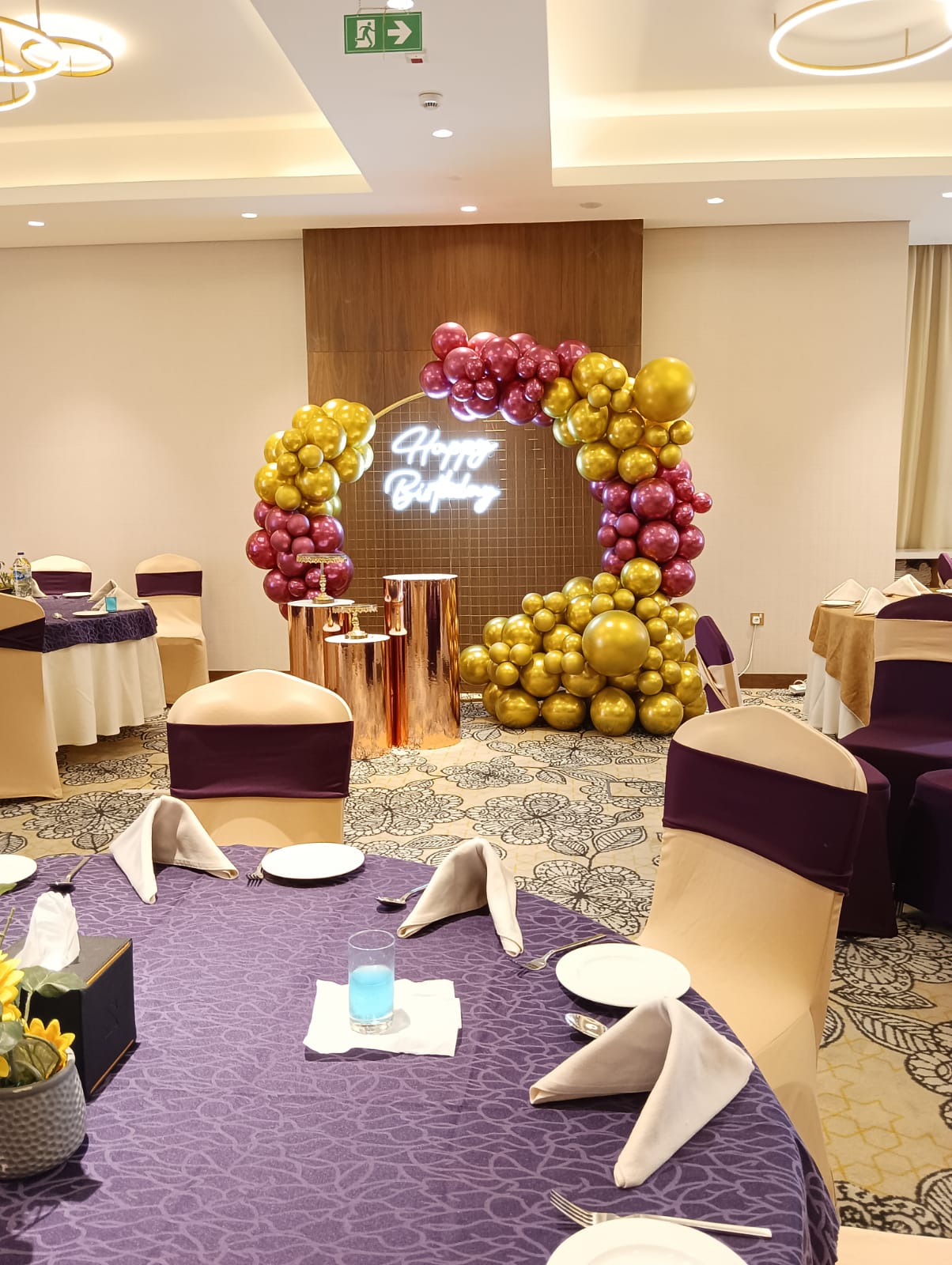 Mesh Birthday Theme Decor