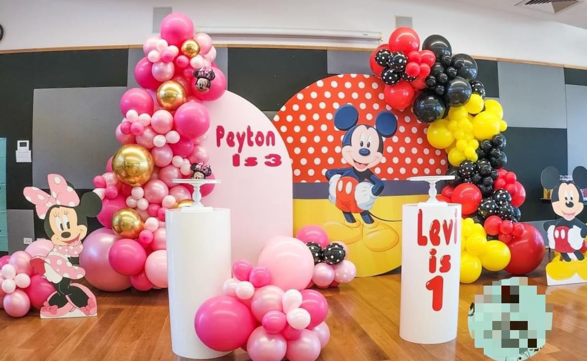 Mickey & Minnie Mouse Theme Decor