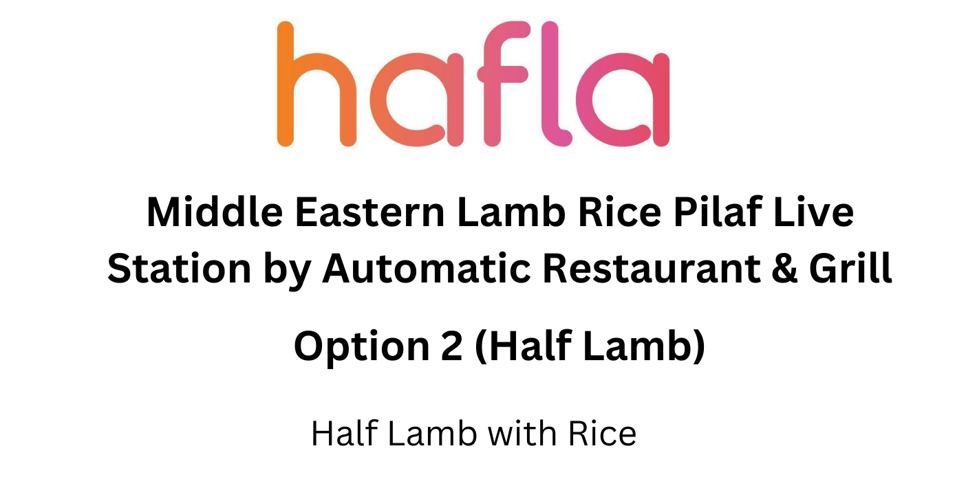 Middle Eastern Lamb Rice Pilaf Live Station by Automatic Restaurant and Grill