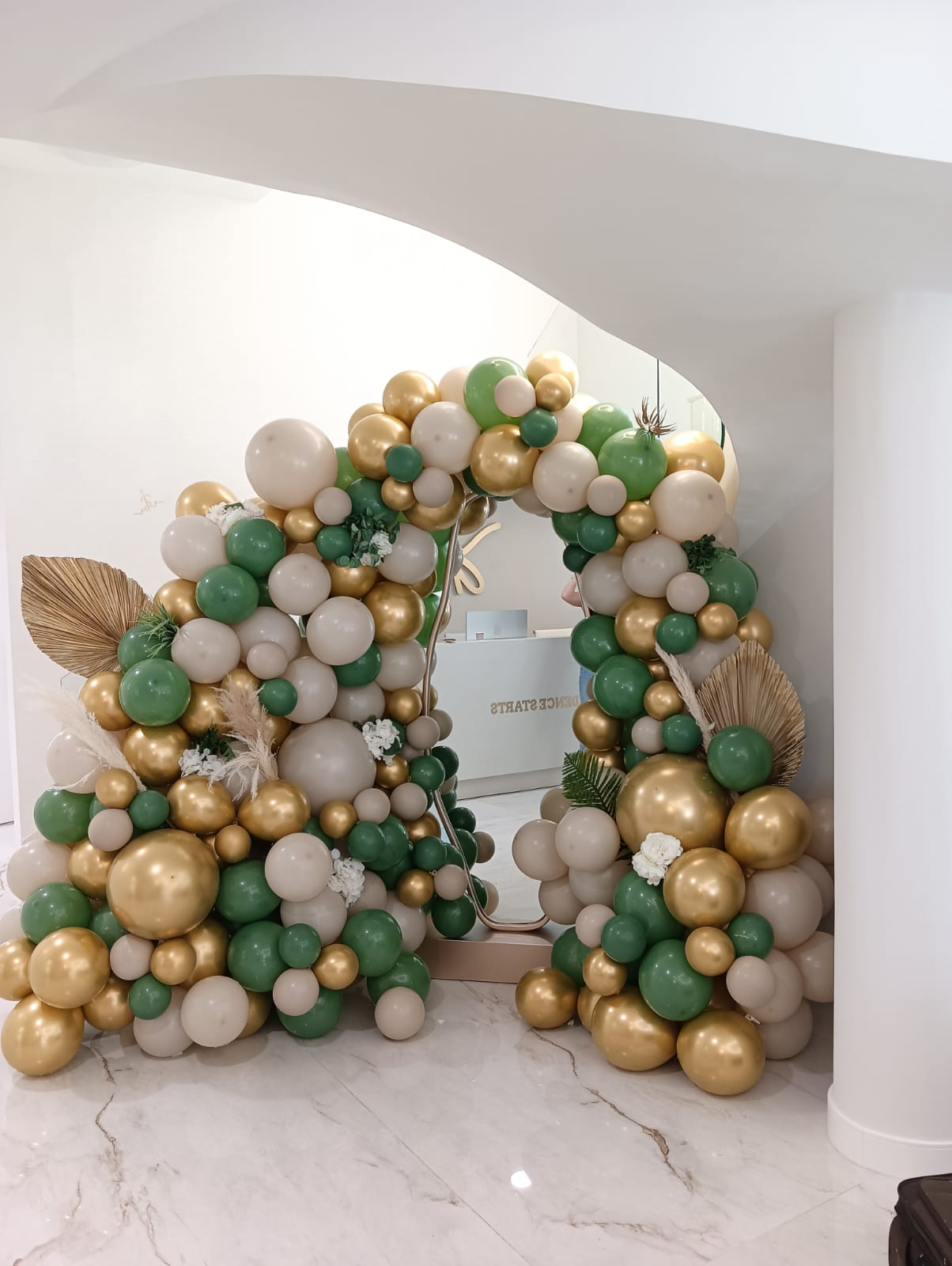 Mirror With Arch Decor