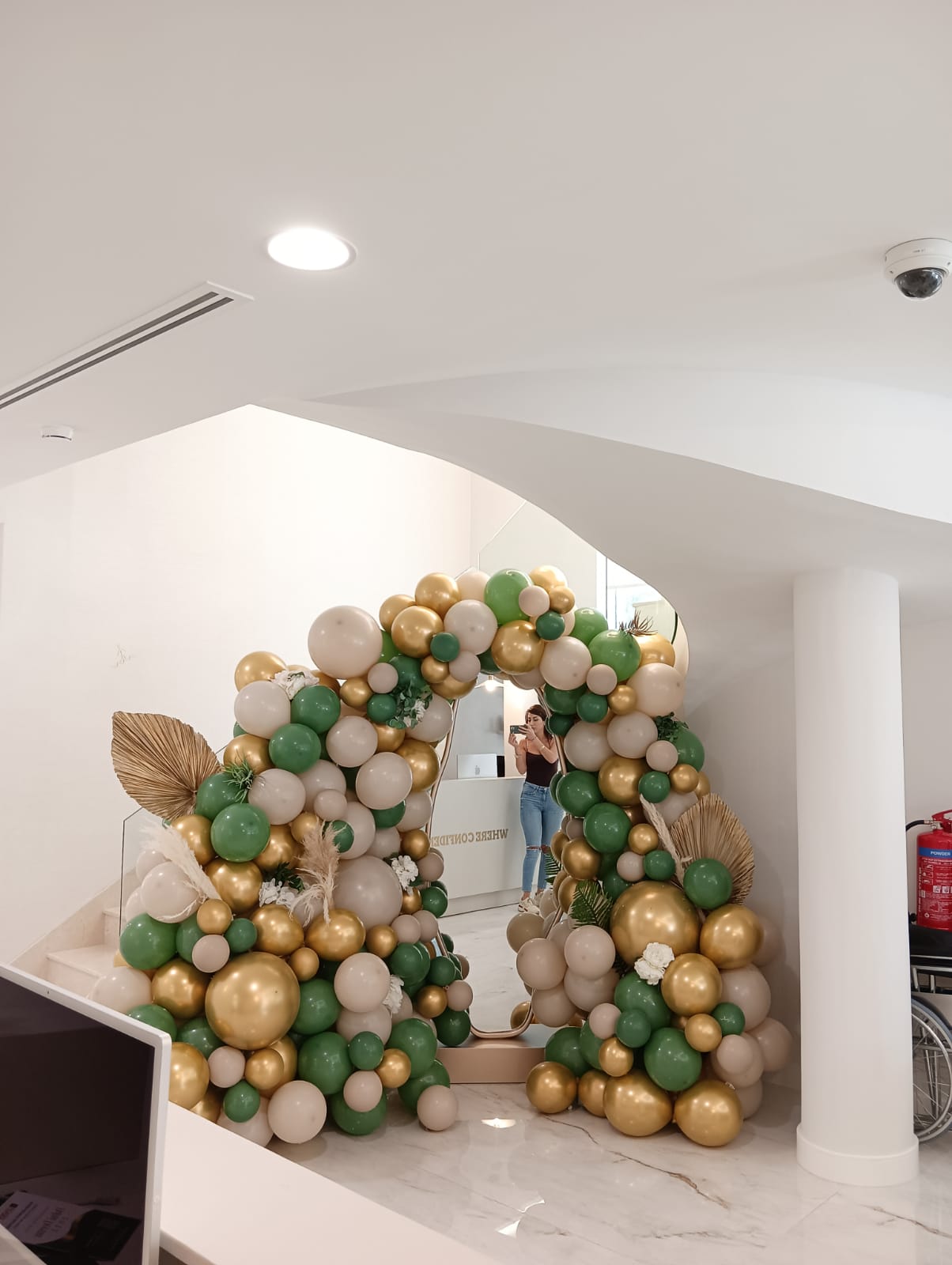 Mirror With Arch Decor