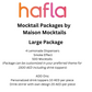 Mocktail Packages by Maison Mocktails