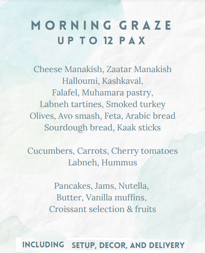 Breakfast Grazing Table by Eat my Board