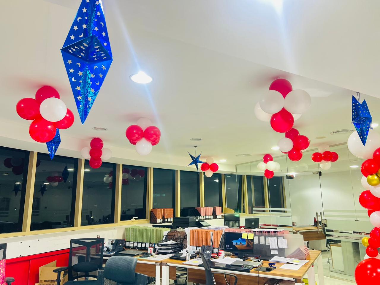 Office Anniversary Theme Decor