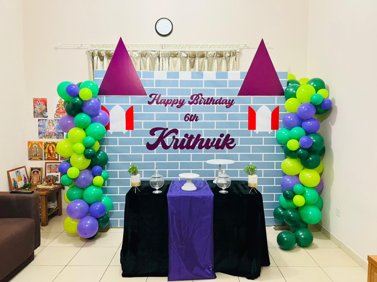 Palace Theme Birthday Decor