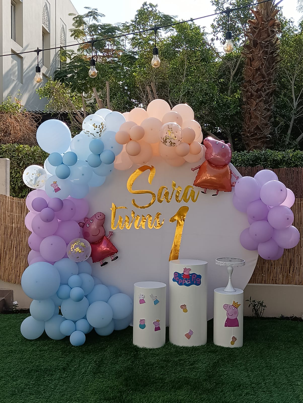 Peppa Pig Theme Birthday Decor