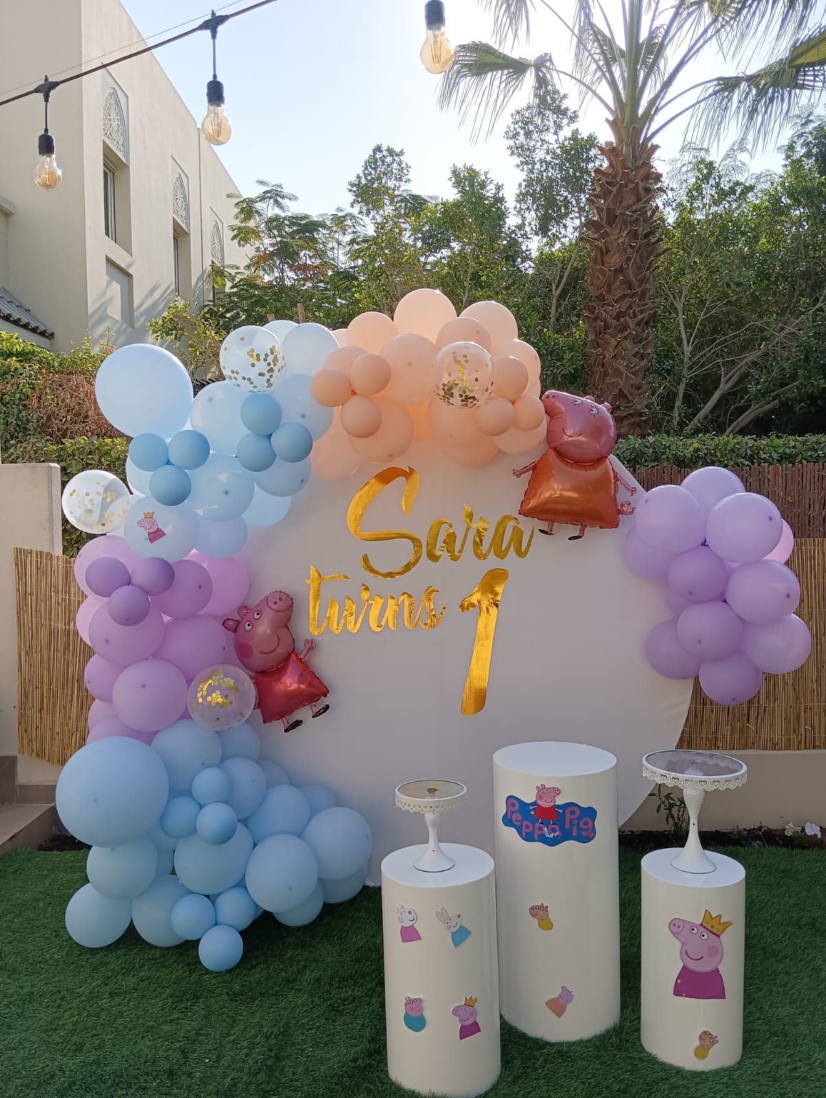 Peppa Pig Theme Birthday Decor