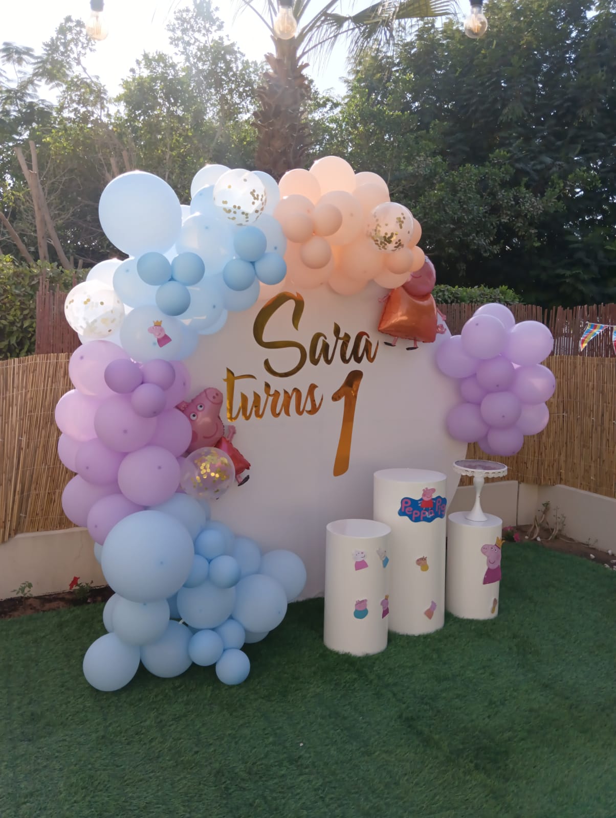 Peppa Pig Theme Birthday Decor