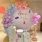 Peppa Big Round Backdrop Decoration