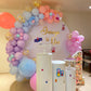 Peppa Big Round Backdrop Decoration