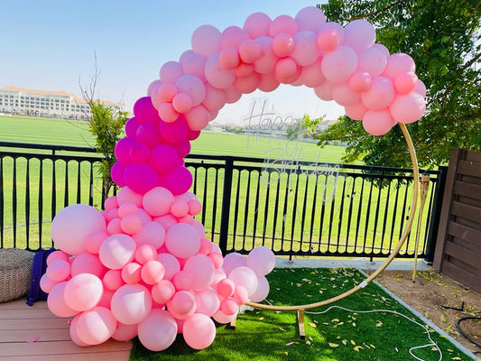 Pink Birthday Theme Decor