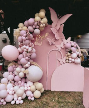 Pink Butterfly Theme Decor